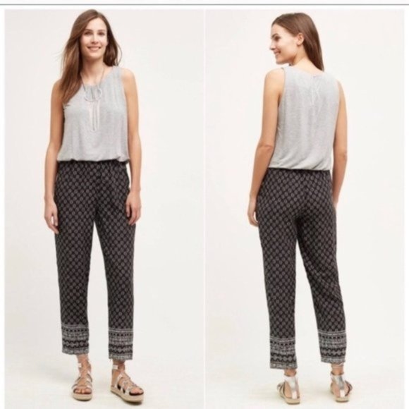 Anthropologie Pants - Anthro Hei Hei Rhodes Jumpsuit Black/Grey Small